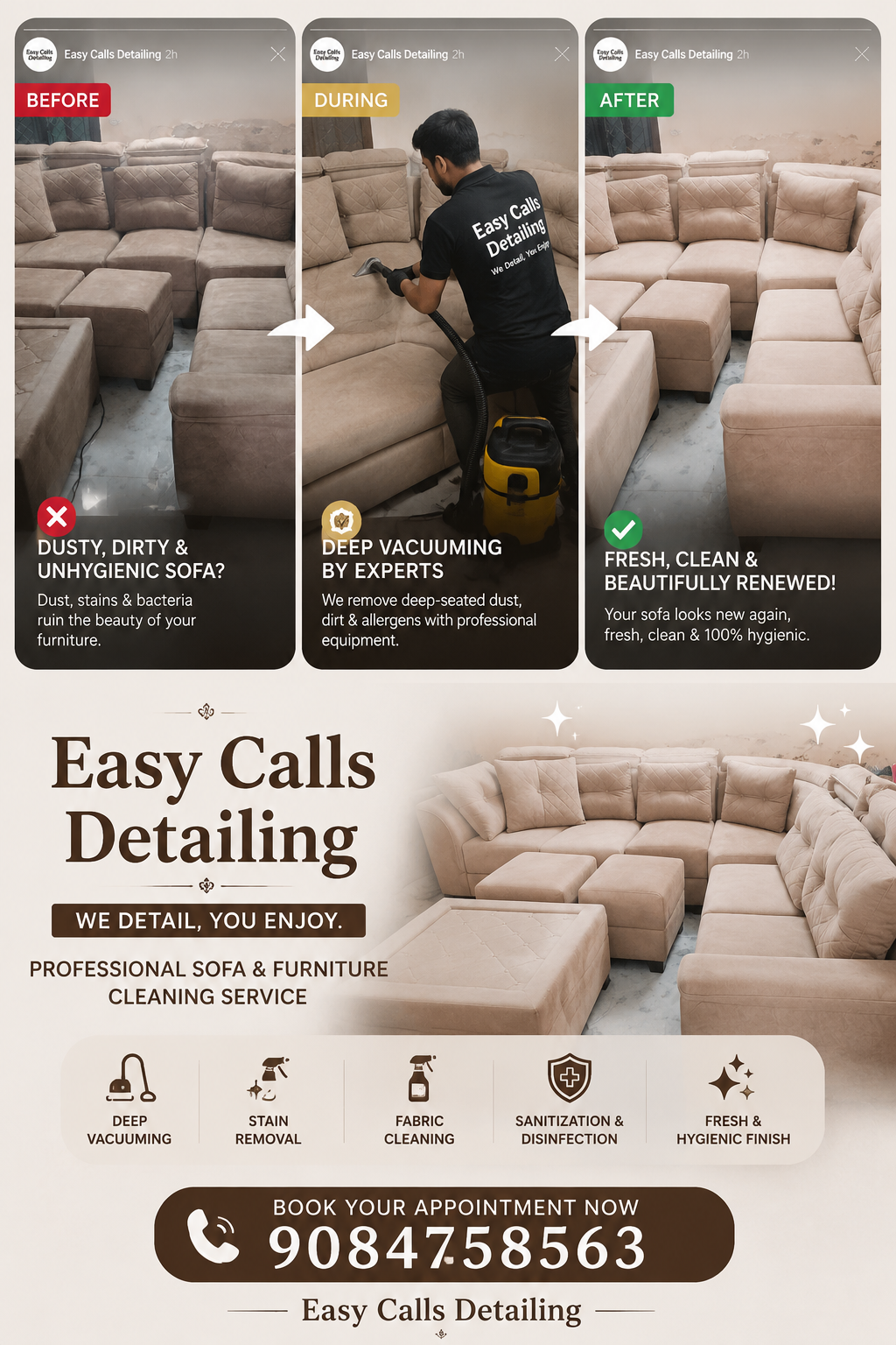 Leader sofa cleaning